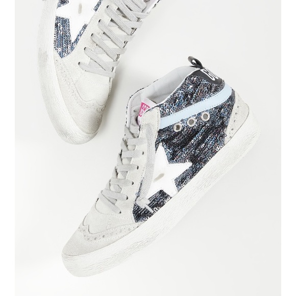 Golden Goose Mid Star Multi Paillettes/White NIB - Picture 3 of 9